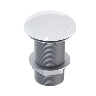 Elita korek umywalkowy Klik-Klak biały