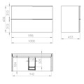 Elita Soho szafka 100 2S fume mat