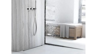 Rea Listwa spadkowa brodzikowa lewa czarna 120cm