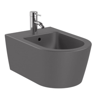 Roca Inspira Round bidet wiszący, onyx