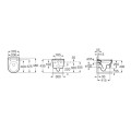 Roca Inspira Round miska WC podwieszana rimless compacto 48cm