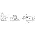 Roca Inspira square rimless miska WC podwieszana