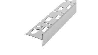 Rea Listwa spadkowa brodzikowa lewa nikiel szczotkowany 100cm