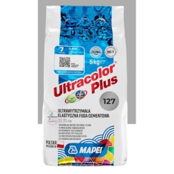 Mapei Ultracolor fuga cementowa  w kolorze arktyczny szary, numer 127 5kg