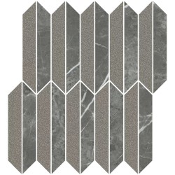 Paradyż Noisy Whisper graphite mozaika mix mat 27,4x29,8