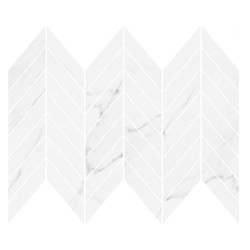 Cersanit Marinel white chevron mozaika błyszcząca 25,5 x 29,8