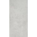 Paradyż Scratch bianco półpoler stopnica nacinana prosta 29,8x59,8