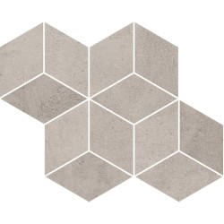 Paradyż My Way Pure city grys mozaika romb hexagon ,płytka ścienna,dekoracja 20,4x23,8