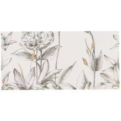 Domino Velo bianco flowers obraz elem. 3 119,8x59,8 cm