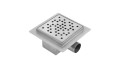 Rea Dots odpływ liniowy 15x15 stal szczotkowana