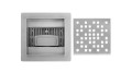 Rea Dots odpływ liniowy 12x12 stal szczotkowana