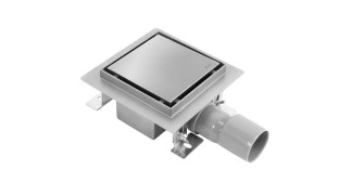 Rea Neo odpływ liniowy stal szczotkowana 12x12