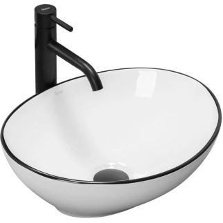 Rea Sofia Black Edge umywalka nablatowa 41x34,5