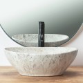 Rea Sofia umywalka nablatowa 41x34,5, light stone matt