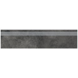 Opoczno Quenos graphite stopnica 30x120 cm