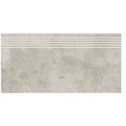 Opoczno Quenos light grey stopnica 30x60 cm