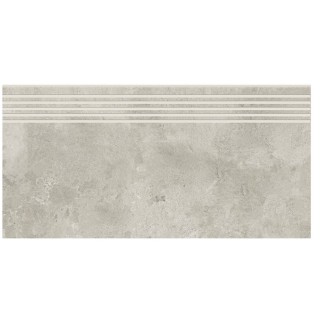 Opoczno Quenos light grey stopnica 30x60 cm