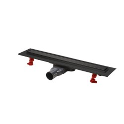 Tyncer Venisio Slim + odpływ liniowy czarny mat 50cm