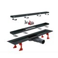 Tyncer Venisio Slim + odpływ liniowy czarny mat 50cm
