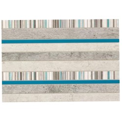 Domino Gris turkus dekor 25x36 cm