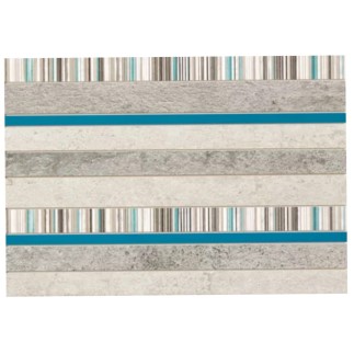 Domino Gris turkus dekor 25x36 cm