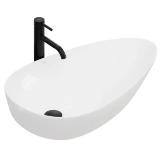Rea Greta umywalka nablatowa ceramiczna biała