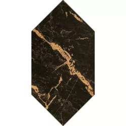 Domino Caramell gold form dekor heksagon 22,5x14,8 cm