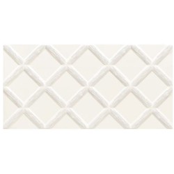 Domino Burano white inserto dekor ścienny 30,8x60,8 cm