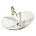 Rea Royal Sand umywalka nablatowa 62x36cm