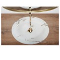 Rea Queen  umywalka nablatowa ceramiczna owalna carrara shiny
