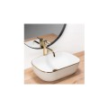 Rea Belinda gold edge umywalka nablatowa
