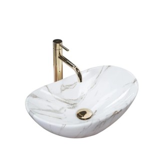 Rea Royal Mini Shiny Ajax umywalka nablatowa 470x300x150 mm