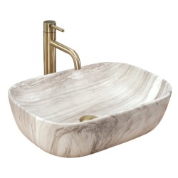 Rea Belinda umywalka nablatowa ash 46x33x13,5cm