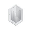 New Trendy New Soleo kabina prostokątna drzwi wahadłowe 70X90X195cm
