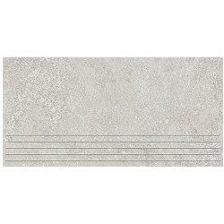 Tubądzin Arona grey płytka gresowa stopnica 29,8 x 59,8 x 0,8 cm