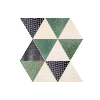 Domino Margot green mozaika 29,8x25,8 cm